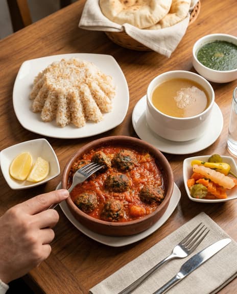 وجبة داوود باشا (منيو البريك)