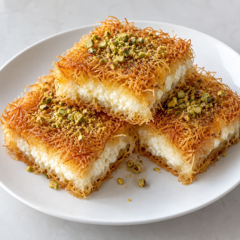 كنافه بالكريمه