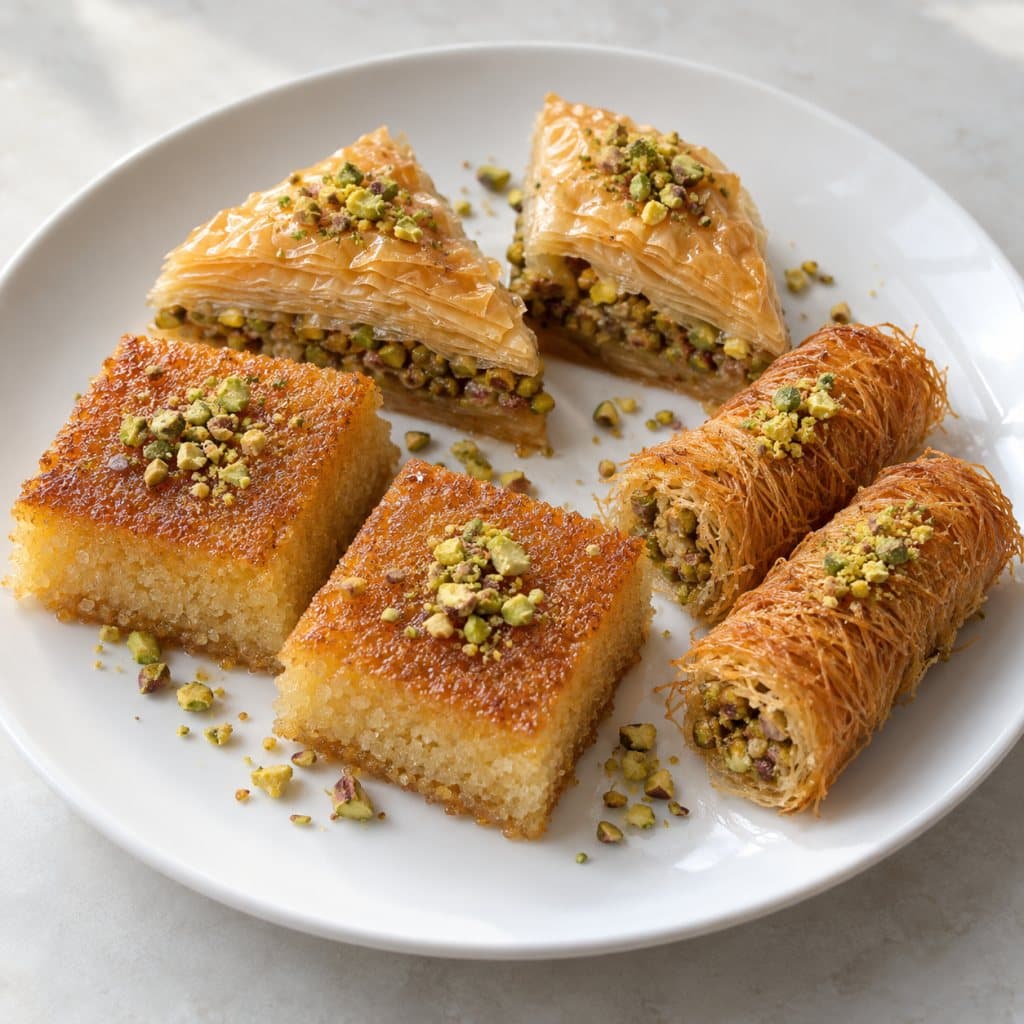 طبق حلو شرقي 6 قطع