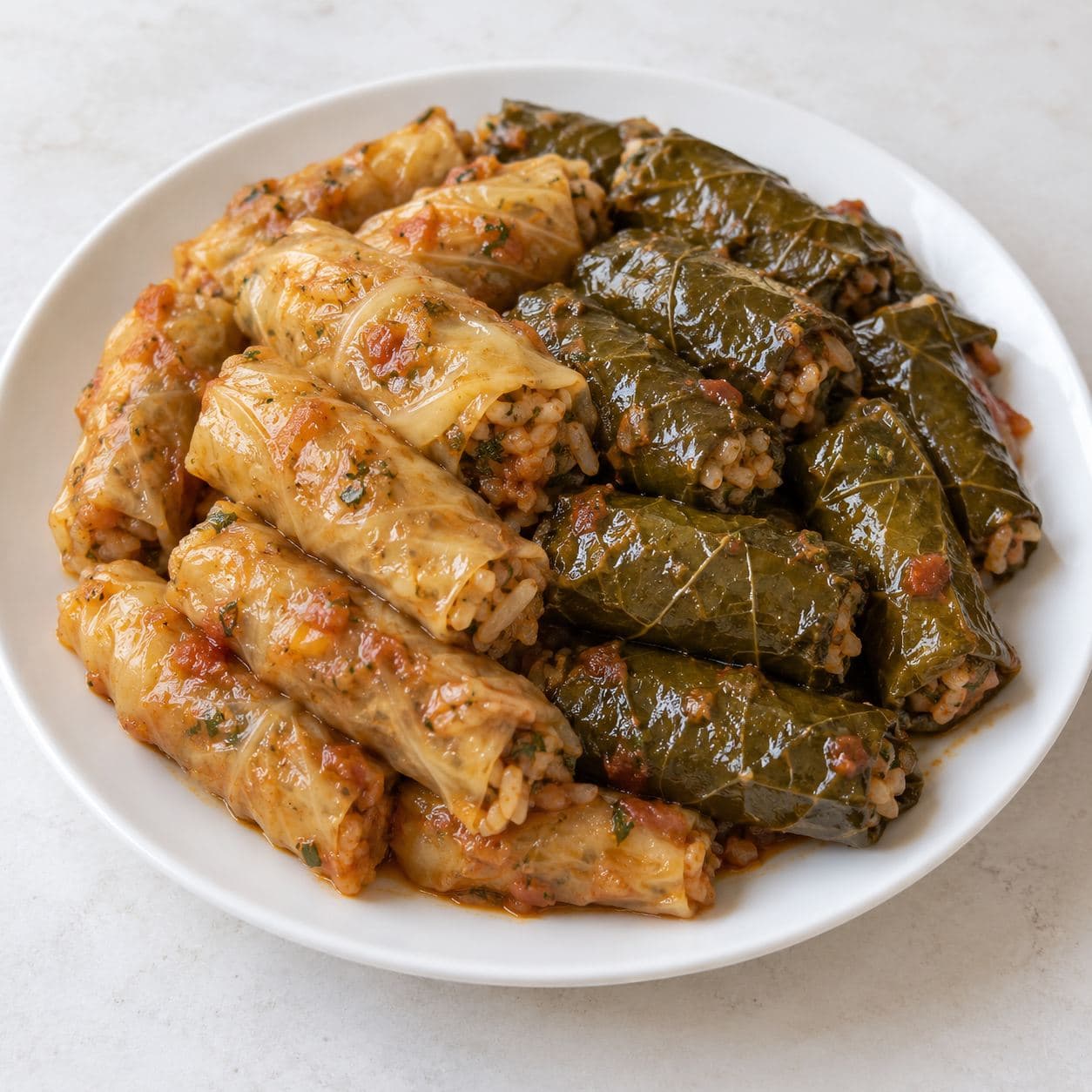 محشي (ملفوف+ورق عنب)