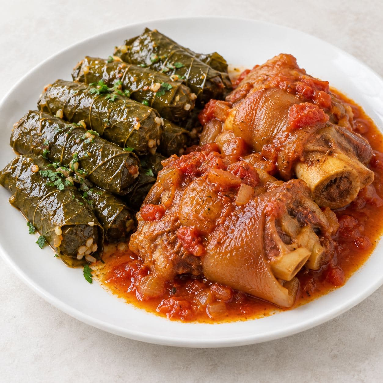 طاجن كوارع عنب (عرض)