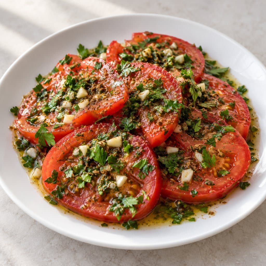 سلطة طماطم متبلة